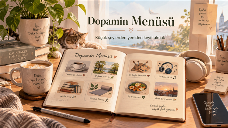 Dopamin Menüsü Nedir? Küçük Şeylerden Yeniden Keyif Almanın Yolları